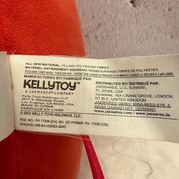 Karlie the Devil Bat Squishmallows 2022 Red/Pink Plush Stuffie 8in (SKU: 158TO) - Picture 4 of 5